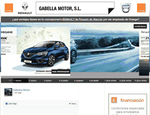 Tablet Screenshot of orange.gabellamotor.com